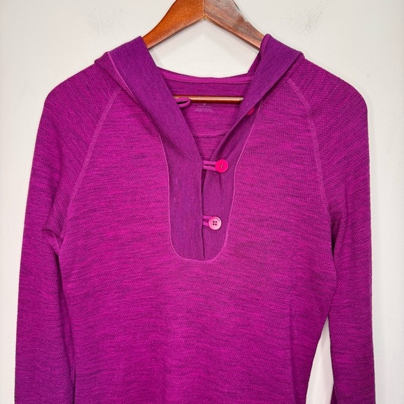 Icebreaker Crave Hooded Sweater Merino Wool Size Small - Picture 3 of 11